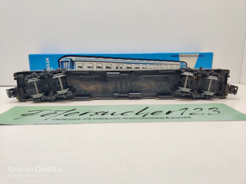 Märklin H0 AC 4083 Nahverkehrswagen "Silberling" 1./2.Kl / ABnb703 / DB / OVP blau