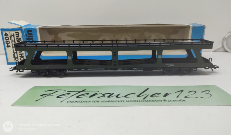 Märklin H0 AC 4084 Autotransporter / DB / Blaue OVP
