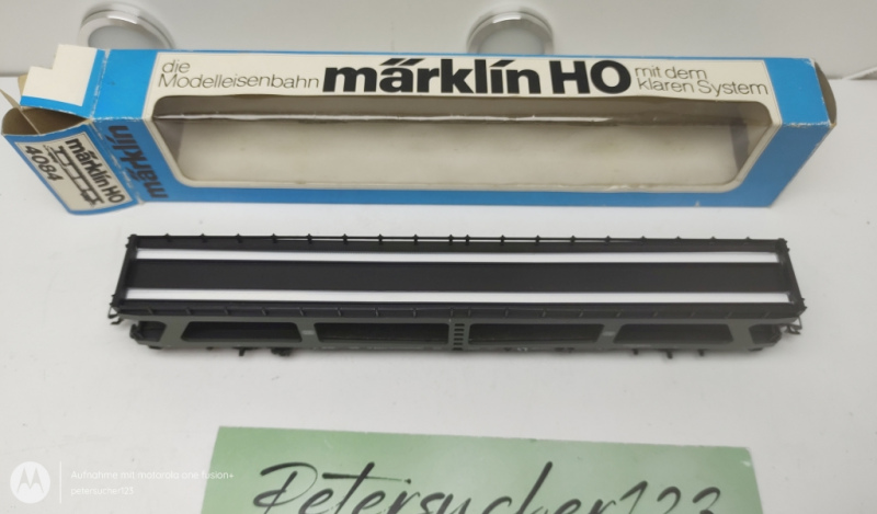 Märklin H0 AC 4084 Autotransporter / DB / Blaue OVP