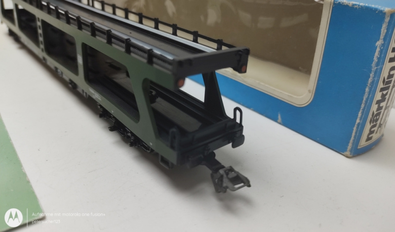 Märklin H0 AC 4084 Autotransporter / DB / Blaue OVP