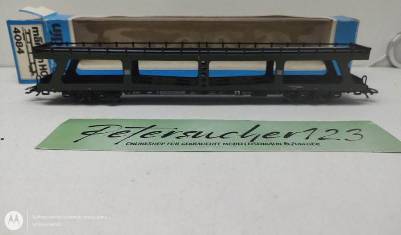 Märklin H0 AC 4084 Autotransporter / DB / Blaue OVP