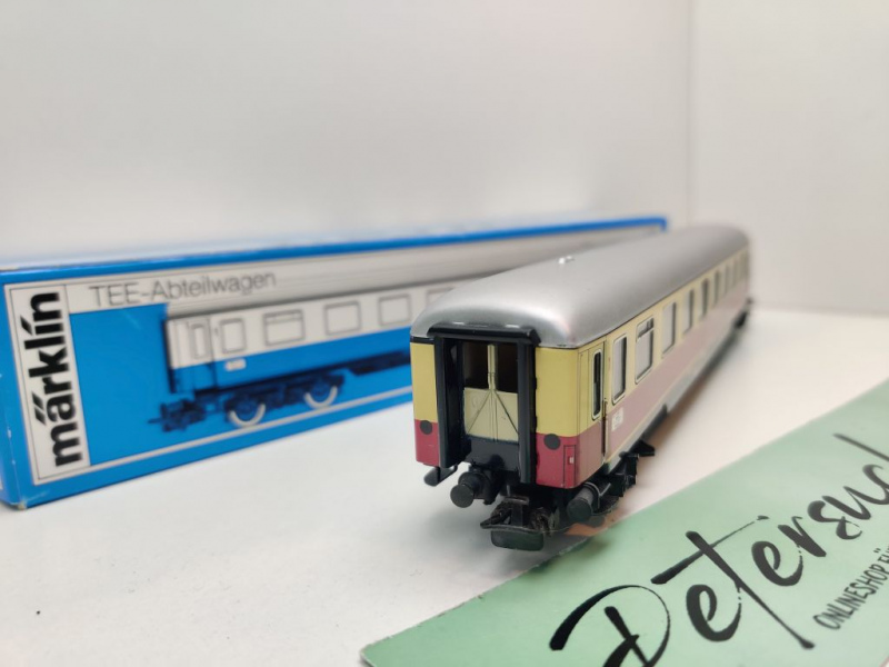 Märklin H0 AC 4085 TEE/IC Abteilwagen 1.Kl Avüm111 / Licht / DB / OVP blau