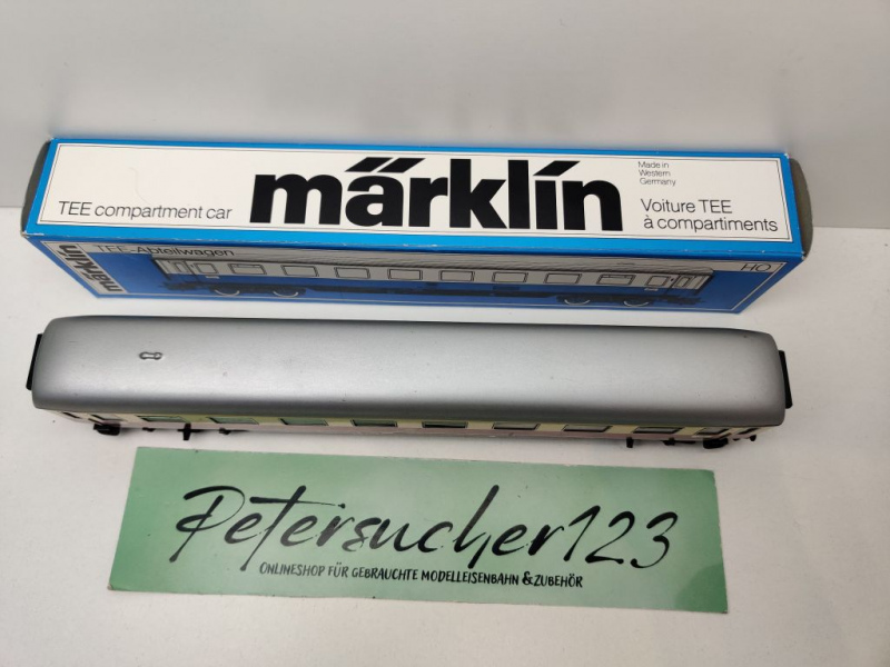 Märklin H0 AC 4085 TEE/IC Abteilwagen 1.Kl Avüm111 / Licht / DB / OVP blau