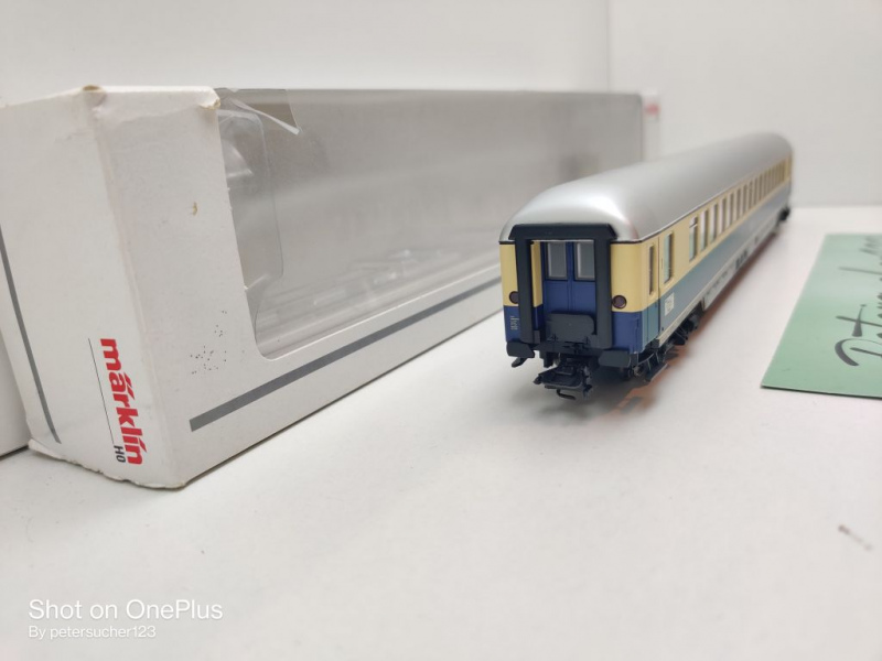 Märklin H0 AC 40850-04 1x Großraumwagen aus TEE-Set "Tin Plate" / DB / EVP weiß