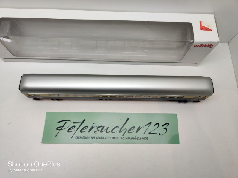 Märklin H0 AC 40850-04 1x Großraumwagen aus TEE-Set "Tin Plate" / DB / EVP weiß