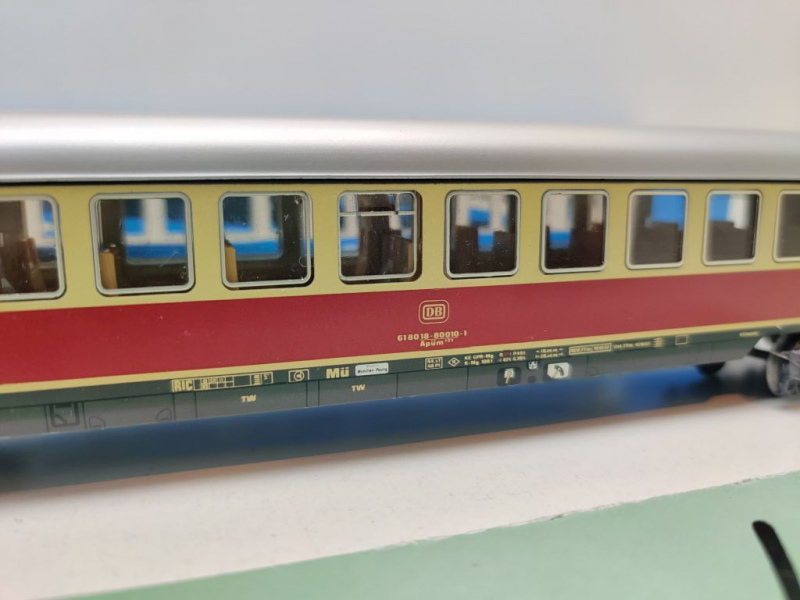 Märklin H0 AC 4086 TEE/IC Großraumwagen 1.Kl Apüm121 / DB / OVP blau