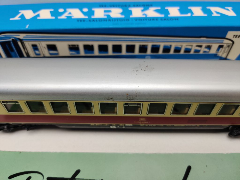 Märklin H0 AC 4086 TEE/IC Großraumwagen 1.Kl Apüm121 / DB / OVP blau