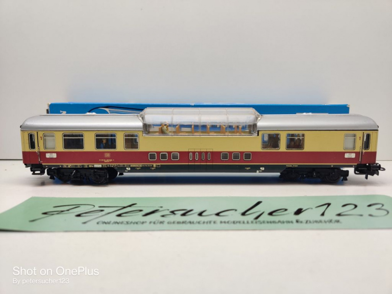 Märklin H0 AC 4090 TEE Aussichtswagen / 1.Kl / ADüm101 / DB / OVP blau