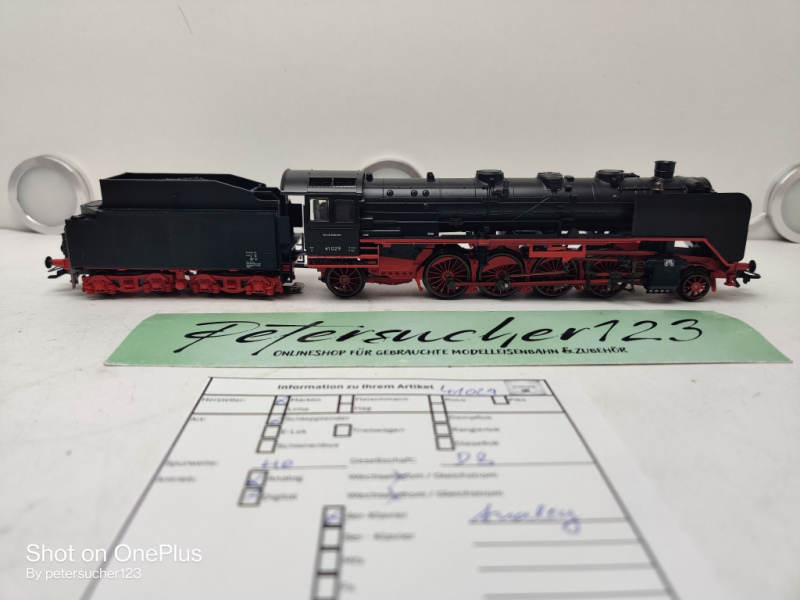 Märklin H0 AC BR41 082 Dampflok Schlepptender Delta-Digital / DB