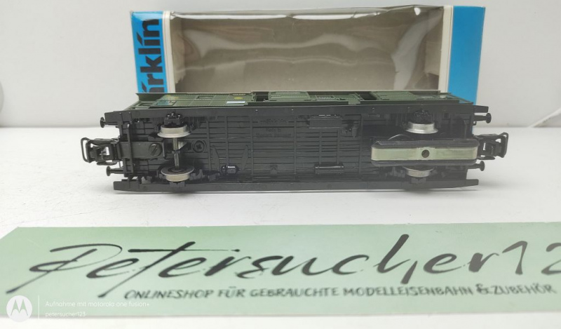 Märklin H0 4103 Gepäckwagen / Schlusslicht / Pwi / DRG / OVP blau