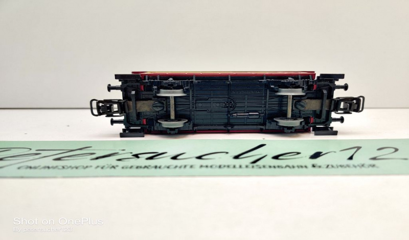 Märklin H0 AC 4107 Personenwagen / beige-rot / Bauart Bi / Privatbahn