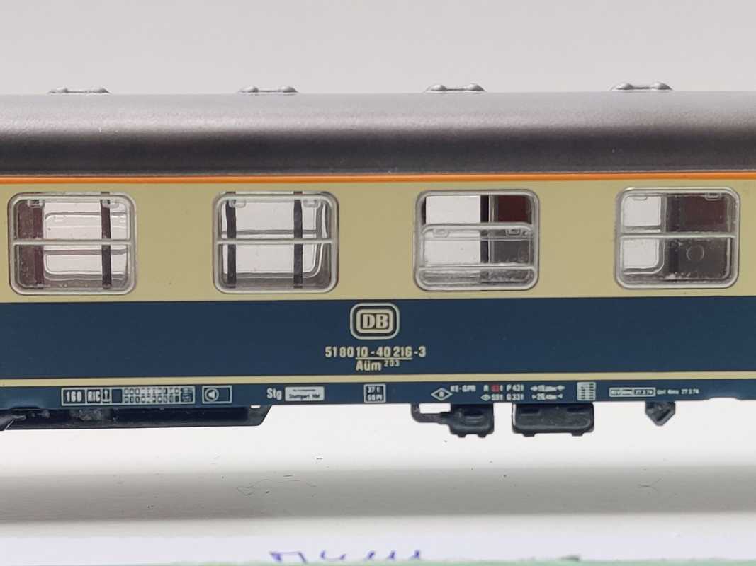 Märklin H0 AC 4111 Schnellzug Abteilwagen 1.Kl Aüm203 / DB