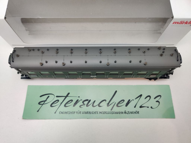 Märklin H0 AC 41358 Schnellzugwagen 3.Kl CCü / NEM / K.B.Sts.B. / OVP weiß