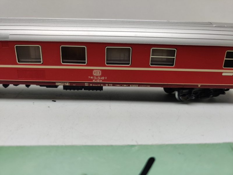 Märklin H0 AC 4150 D-Zug-Schlafwagen / Trans Euro Nacht Ten / DB / Rot