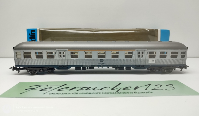 Märklin H0 AC 4139 Nahverkehrswagen / silber / 1./2.Kl / DB / OVP