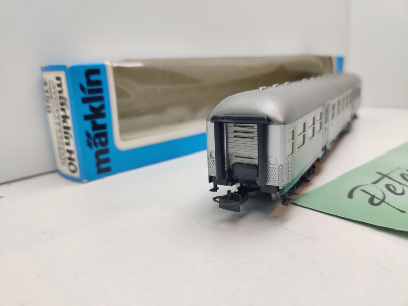 Märklin H0 AC 4158 Nahverkehrswagen 1./2.Kl / ABnrz704 / DB / OVP blau