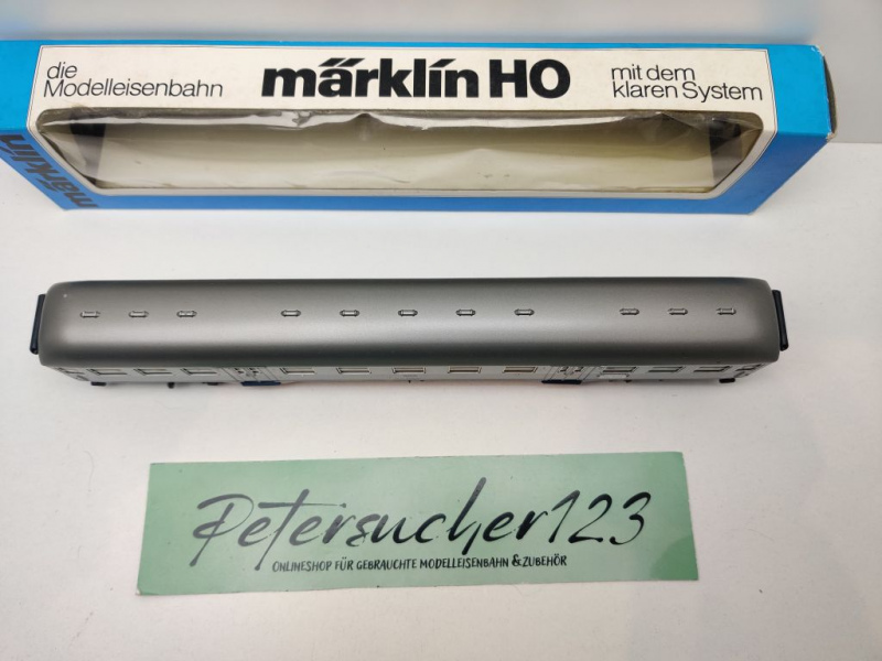 Märklin H0 AC 4158 Nahverkehrswagen 1./2.Kl / ABnrz704 / DB / OVP blau