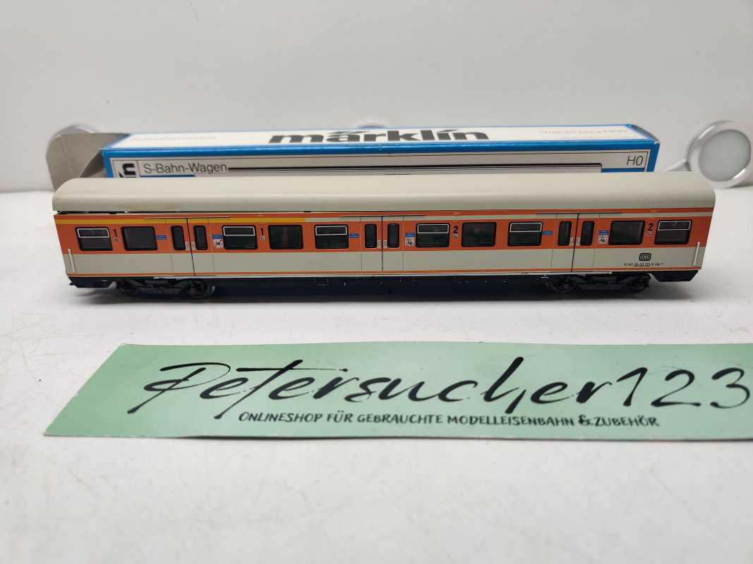 Märklin H0 AC 4183  S-Bahn-Personenwagen der 1./2. Klasse / Bauart ABx 791.1 / Blaue - OVP