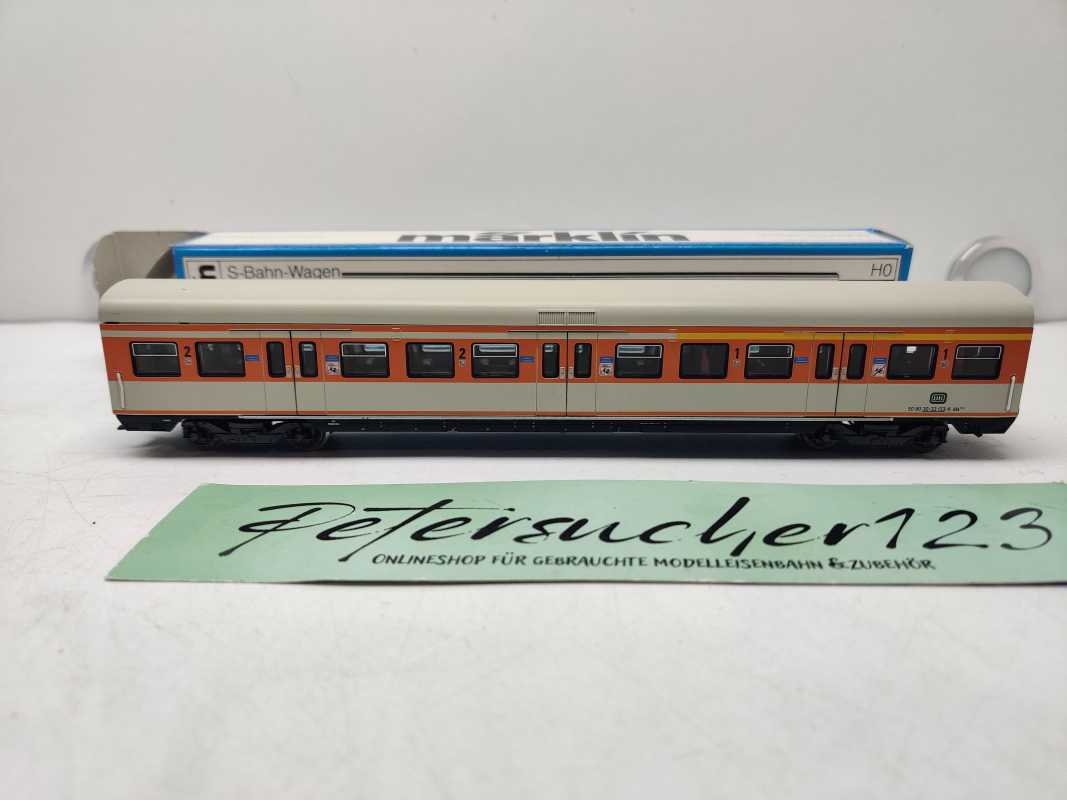 Märklin H0 AC 4183  S-Bahn-Personenwagen der 1./2. Klasse / Bauart ABx 791.1 / Blaue - OVP