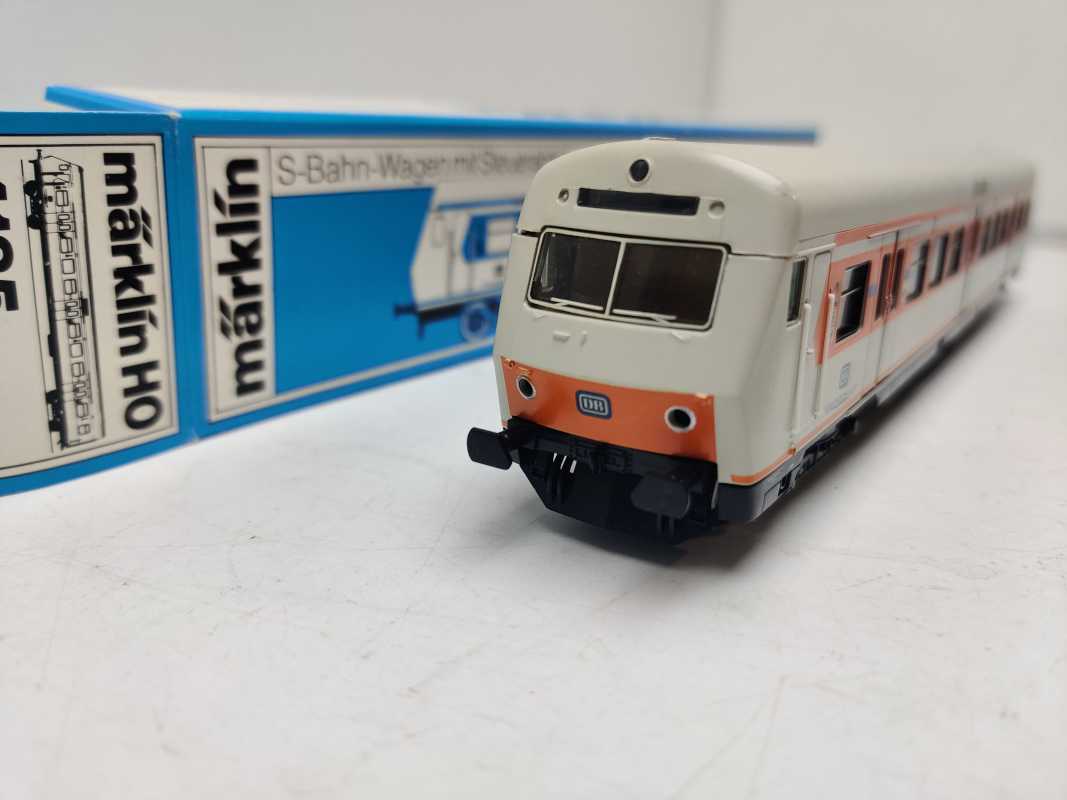 Märklin H0 AC 418  S-Bahn-Steuer - Personenwagen der 2. Klasse / Bauart ABx 791.1 / Blaue - OVP -