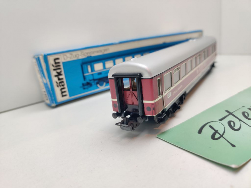 Märklin H0 AC 4188 D-Zug Speisewagen Licht / WRümh132 / DB / OVP blau