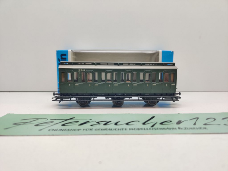 Märklin H0 AC 4202 Abteilwagen 2.Kl / B3pr11b / DB / OVP blau