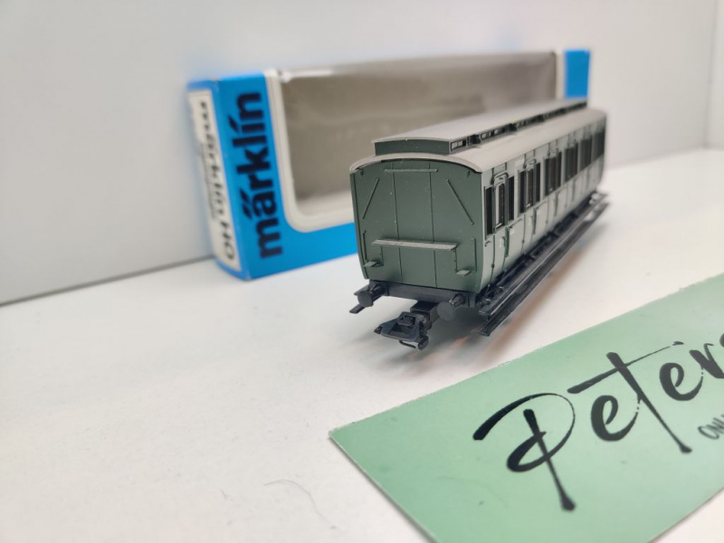 Märklin H0 AC 4202 Abteilwagen 2.Kl / B3pr11b / DB / OVP blau