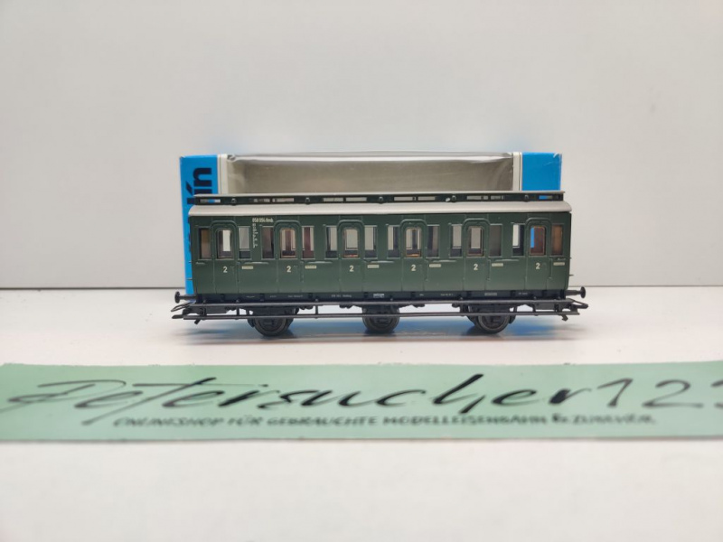 Märklin H0 AC 4202 Abteilwagen 2.Kl / B3pr11b / DB / OVP blau