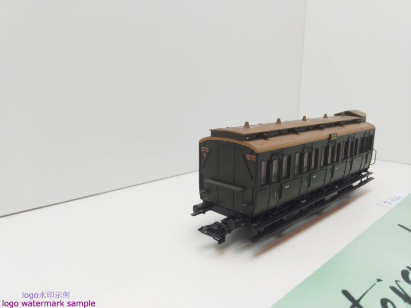 Märklin H0 AC 4206 Abteilwagen m Bremserhaus 1.Kl / A3 / NEM / K.P.E.V.