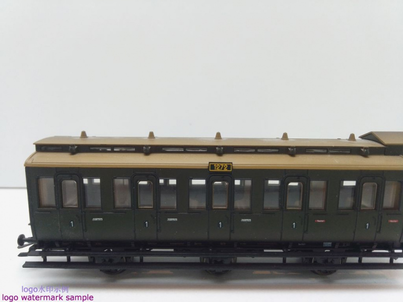 Märklin H0 AC 4206 Abteilwagen m Bremserhaus 1.Kl / A3 / NEM / K.P.E.V.