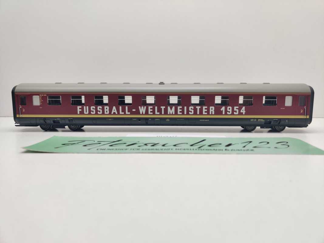 Märklin H0 AC 42080 Abteilwagen "Fussball WM 1954" 2.Kl VM08.5 / Licht / DB