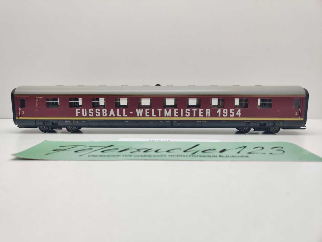 Märklin H0 AC 42080 Abteilwagen "Fussball WM 1954" 2.Kl VM08.5 / Licht / DB