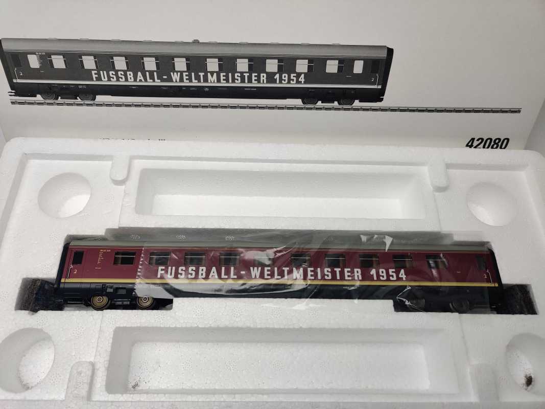 Märklin H0 AC 42080 Triebwagenzug-Zwischenwagen / Bauart VM 08 / Gattung A4ü / OVP