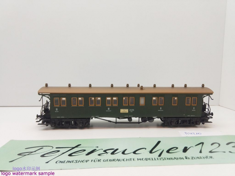 Märklin H0 AC 4210 Schnellzugwagen 2.-3.Kl. / BCCi Wü 00 / NEM / K.W.St.E.