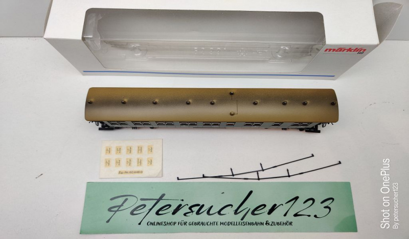 Märklin H0 AC 4210 Schnellzugwagen 2.-3.Kl. / BCCCi / K.Wü.St.E. / OVP weiß