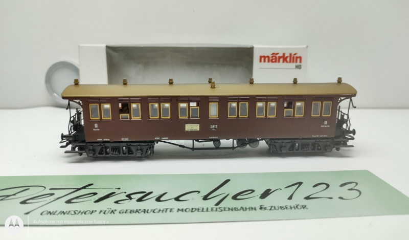 Märklin H0 AC 4211 Schnellzugwagen der K.W.St.E / 3.Klasse / braun / OVP