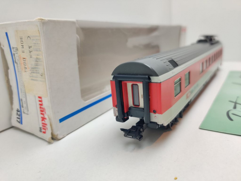 Märklin H0 AC 4217 Speisewagen mit Stromabnehmer / EW IV WR / NEM / SBB / OVP weiß