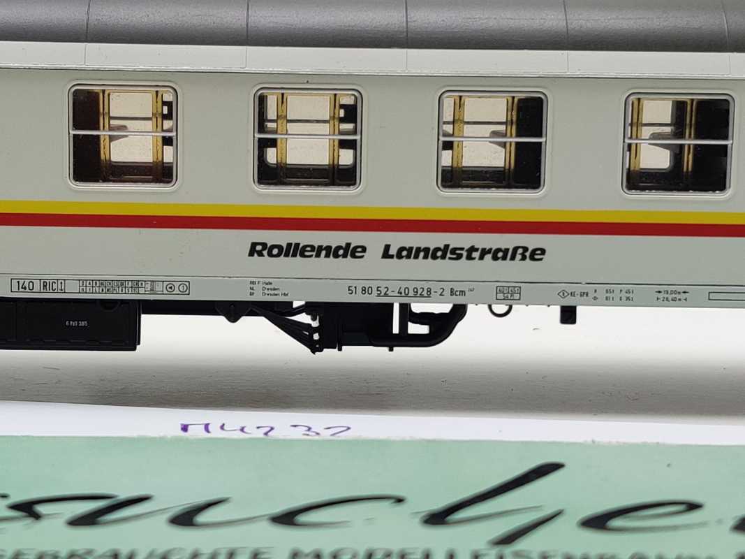 Märklin H0 AC 4232 Liegewagen "rollende Landstraße" Bcm247 / NEM / DB