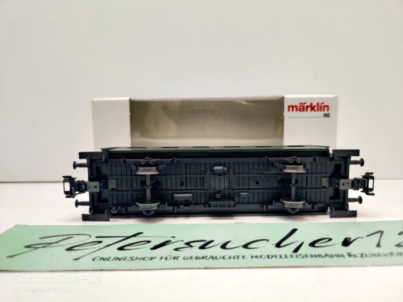 Märklin H0 AC 4235 Nebenbahnwagen / 2.Kl / Bie / NEM / DB / OVP weiß
