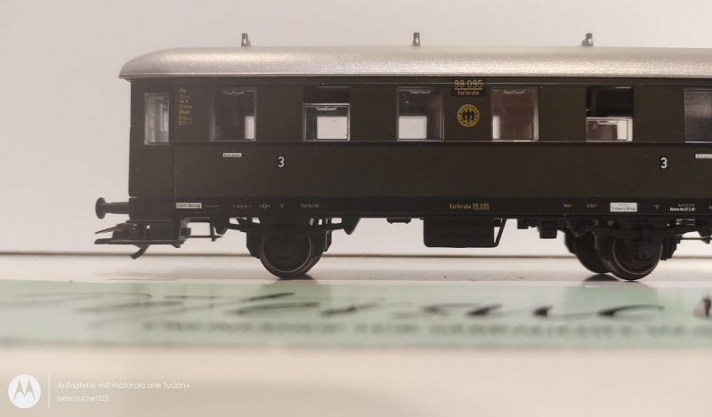 Märklin H0 AC 42353 1x Personenwagen 3.Kl / 98 095 / aus Set / NEM / DRG