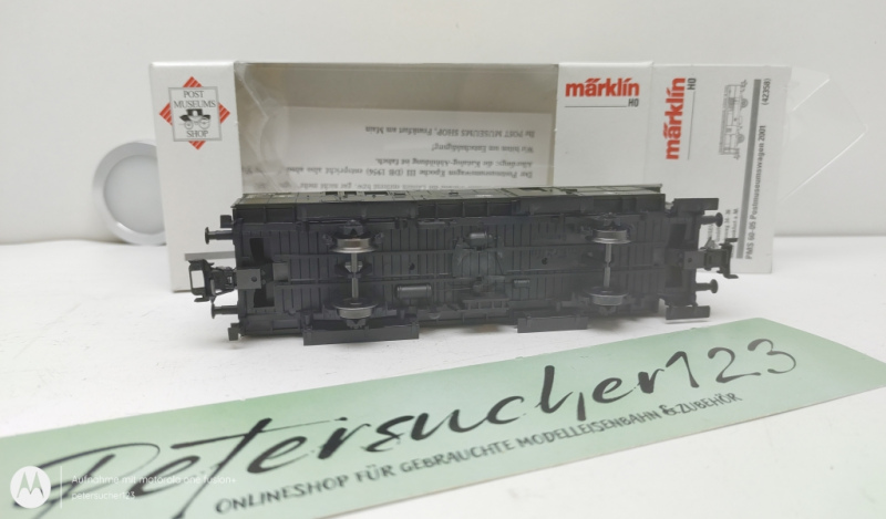 Märklin H0 AC 42358 PMS 60-05 Postmuseumswagen 2001 / OVP