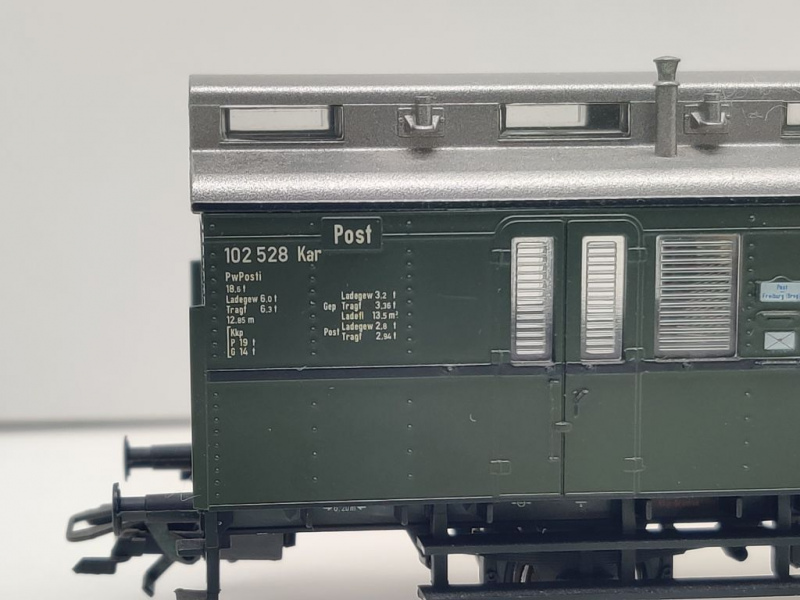 Märklin H0 AC 42358 PMS60-05 Post-Gepäckwagen PwPosti-34 / NEM / DB