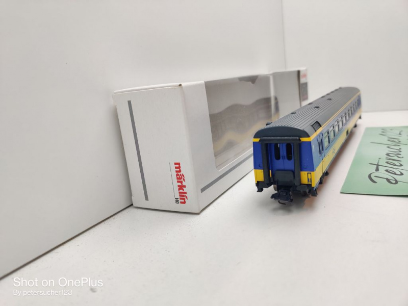 Märklin H0 AC 42652 Großraumwagen 1.Kl / ICR-A10 / NS / OVP weiß