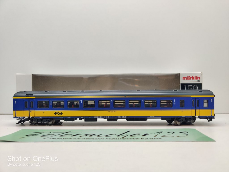 Märklin H0 AC 42652 Großraumwagen 1.Kl / ICR-A10 / NS / OVP weiß