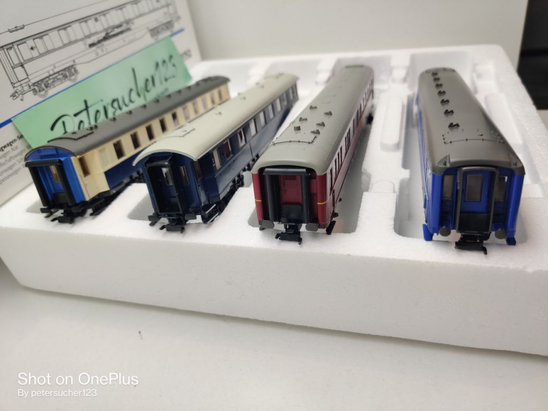 Märklin H0 AC 42752 Personenwagen-Set "Insider Tour 96" / NEM / BEM / OVP weiß