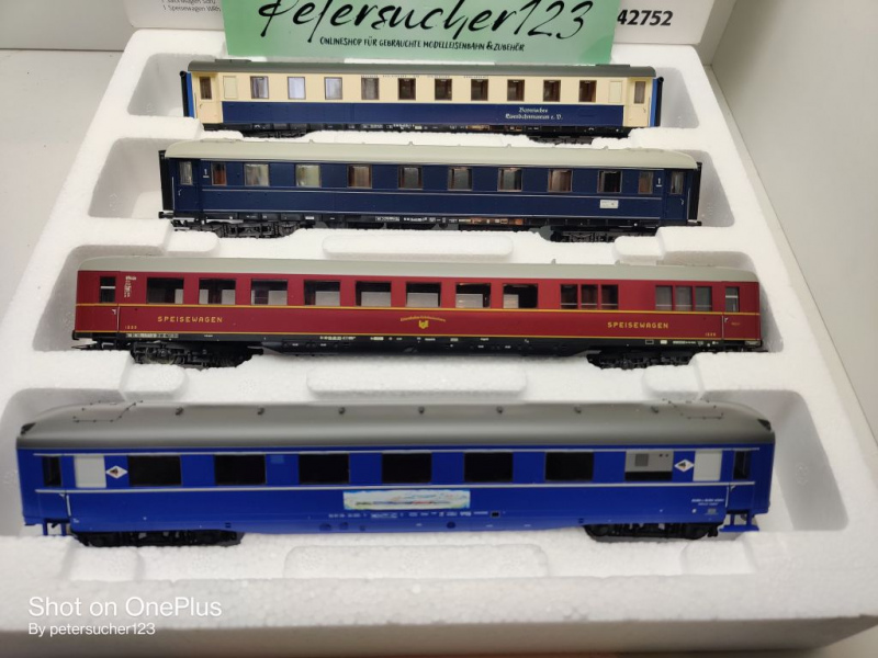 Märklin H0 AC 42752 Personenwagen-Set "Insider Tour 96" / NEM / BEM / OVP weiß