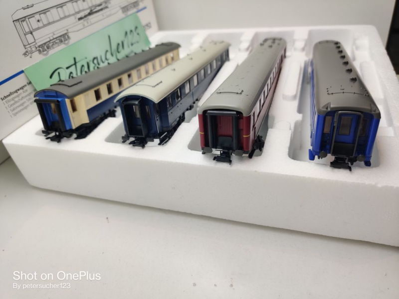 Märklin H0 AC 42752 Personenwagen-Set "Insider Tour 96" / NEM / BEM / OVP weiß