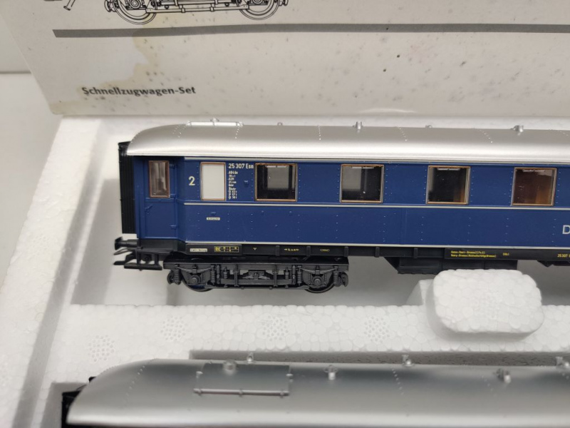 Märklin H0 AC 42753 Schnellzugwagen-Set 3-teilig / NEM / DB / OVP weiß