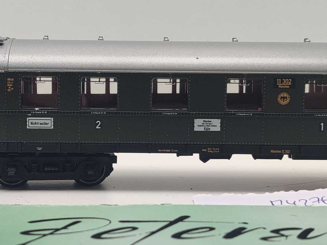 Märklin H0 AC 42762-2 Abteilwagen "Hecht" 1.-2.Kl AB4ü aus Set / NEM / DRG