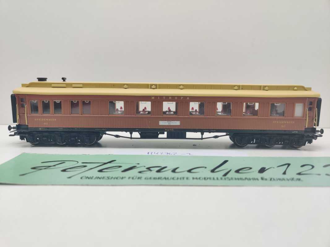 Märklin H0 AC 42762-3 Speisewagen "Mitropa" WR6ü aus Set / Licht / NEM / DRG